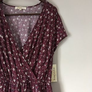 NWT Rewind Floral Surplice Jumpsuit